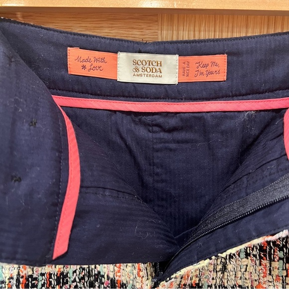 Scotch & Soda | Tweed Patch Pocket | Mini Skirt | Sz M | Tweed Skirt | NWT - Picture 6 of 12